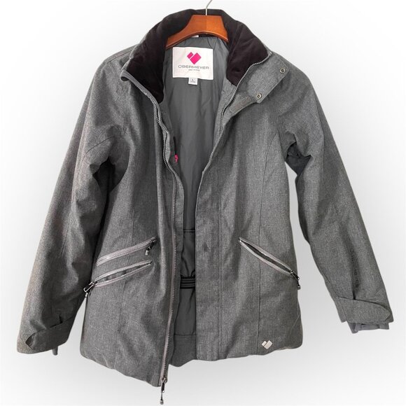 Obermeyer Girls June Insulated Ski/Snow Jacket Gray - Picture 2 of 14